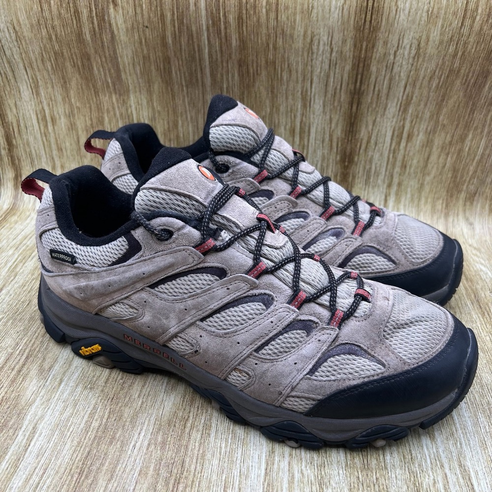 Merrell Moab 3 Waterproof Hiking Shoes Men's Size 13 W Boulder Brown J035851W